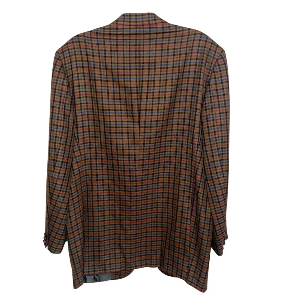 Brioni Wilkes Bashford Blazer Mens 44L Sports Coat Jacket Wool Italy *Flaw
